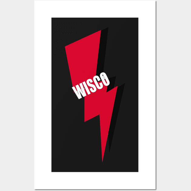 Wisco Lightning Wall Art by designs-hj